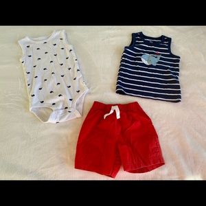 Carter’s Whale Top & Bottom Set